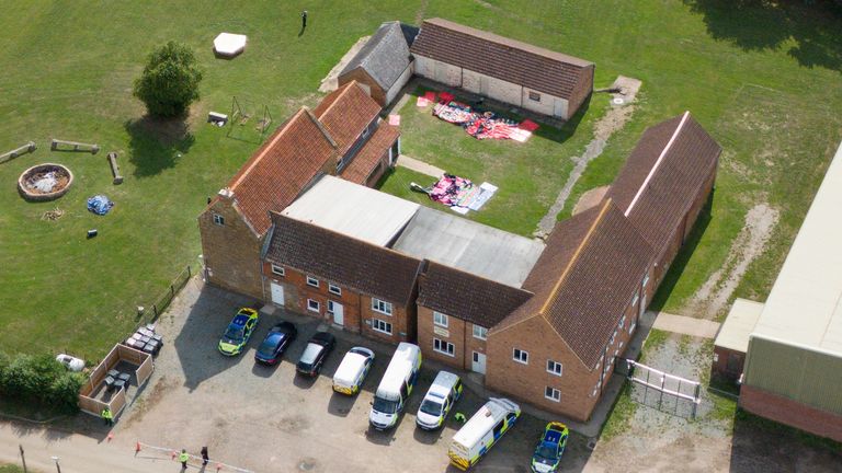 A general view of the scene in Stathern, Leicestershire, after a 76-year-old man was arrested on suspicion of administering poison at a summ