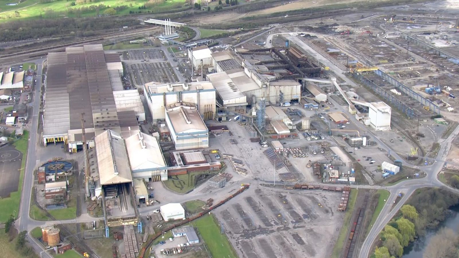 The Liberty Steel plant in Rotherham in 2021