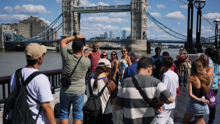 Tower Bridge in London. Pic: PA