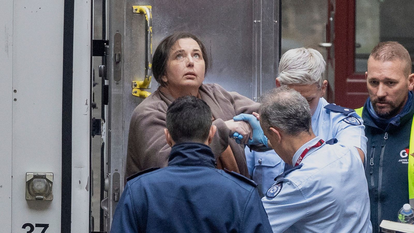 Erin Patterson arrives at the Supreme Court of Victoria in Melbourne, Australia. Pic: AP