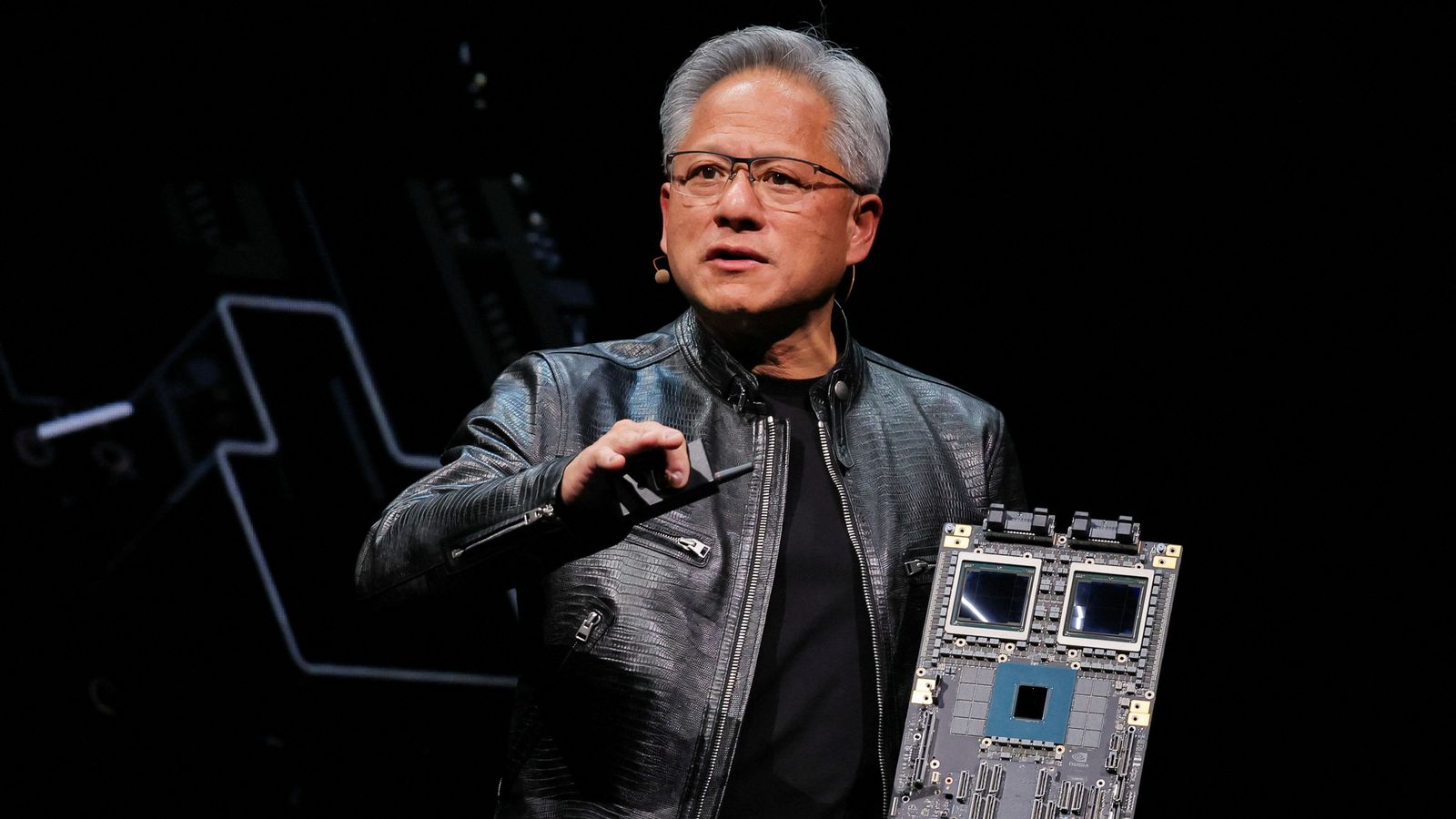 Nvidia chief executive Jensen Huang. Pic: Reuters