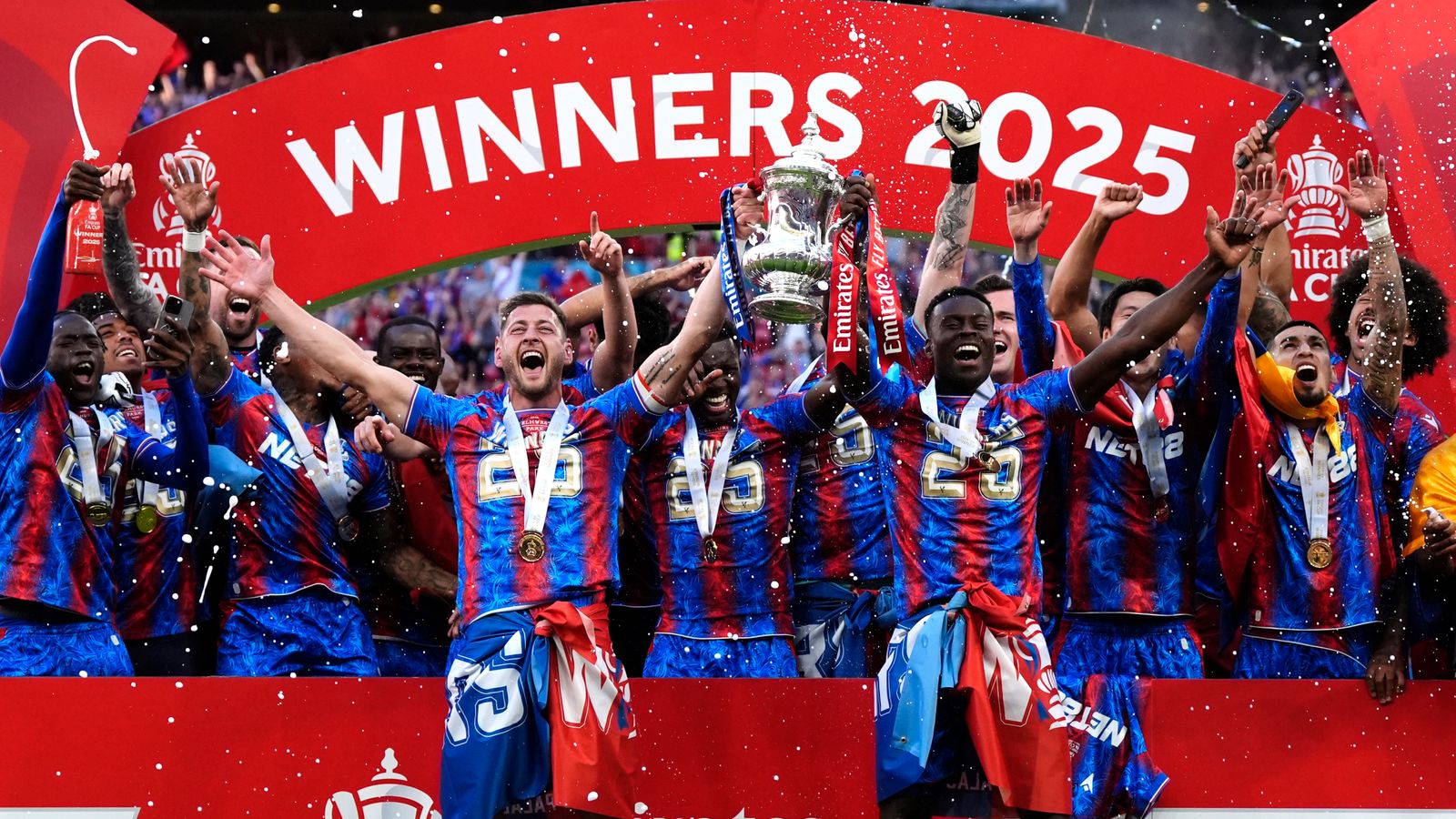 Crystal Palace qualified for the competition by winning the FA Cup in May. Pic: PA