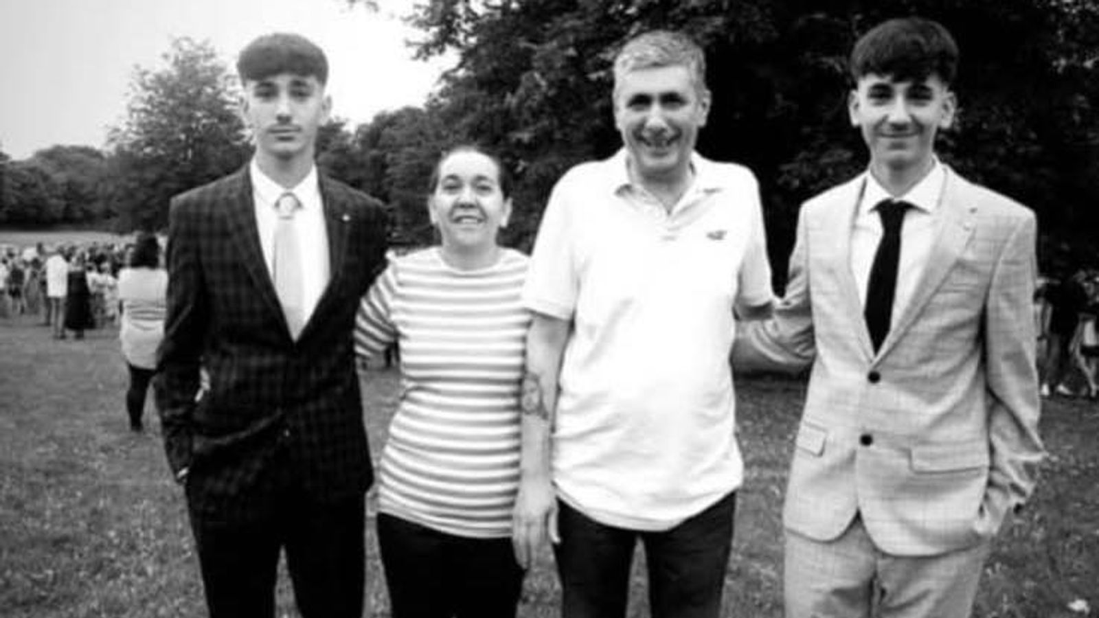 Domingos, Maria, Afonso, and Domingos Serrano. Pic: Thetford Town Youth FC / Facebook