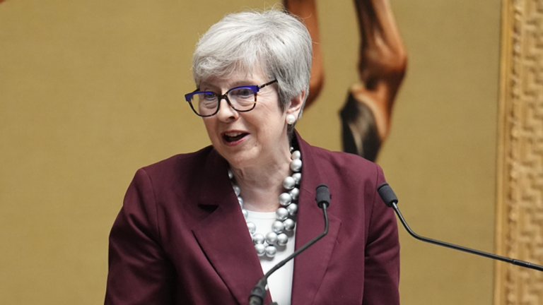 Theresa May's hostile environment policy proved controversial. Pic: PA