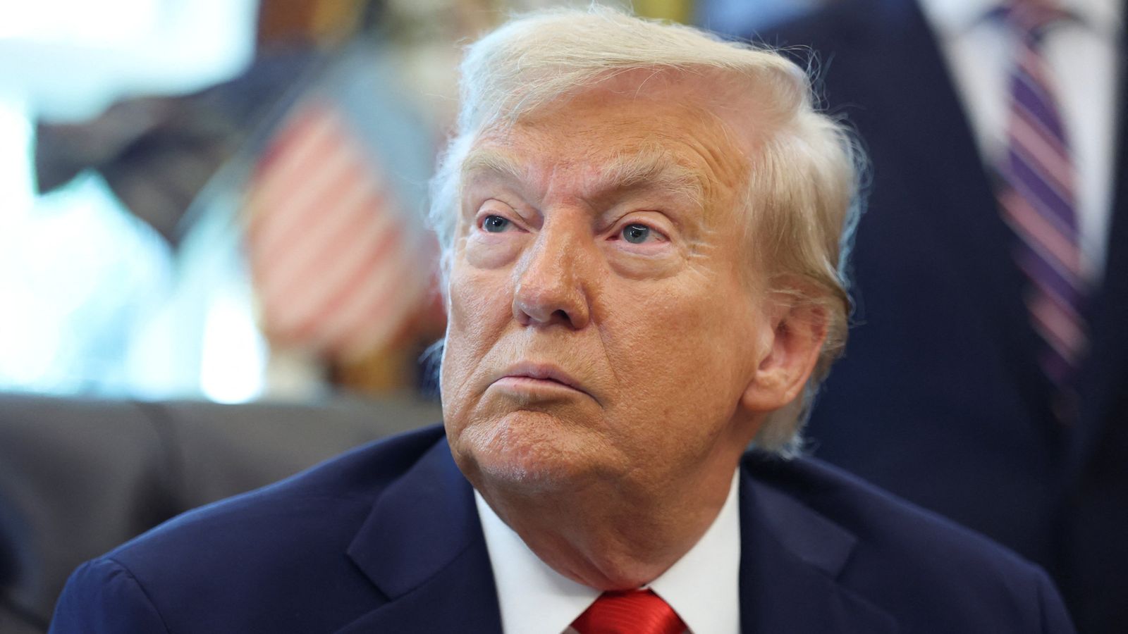 US President Donald Trump has hit back after the ruling. Pic: Reuters