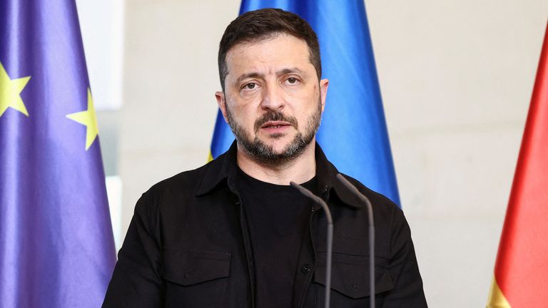 Volodymyr Zelenskyy. Pc: Reuters