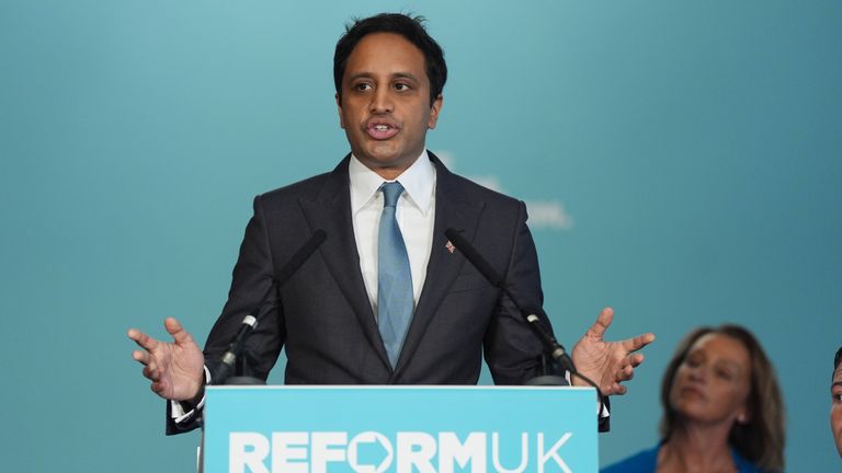 Mr Jenrick has accused Zia Yusuf of "pushing false and petty crap"
Pic: PA