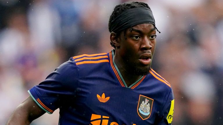 Anthony Elanga came on against Celtic to make his first appearance for Newcastle