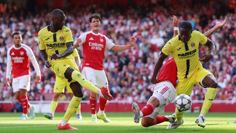 Nicolas Pepe scored the opener on his Emirates return