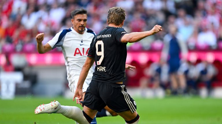 Harry Kane gave Bayern the lead against his former club