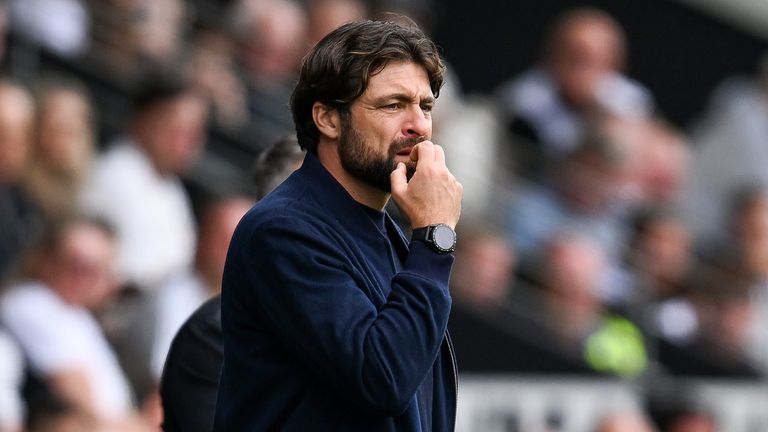 PAISLEY, SCOTLAND - AUGUST 24: Rangers Head Coach Russell Martin during a William Hill Premiership match between St Mirren and Rangers at the SMiSA Stadium, on August 24, 2025, in Paisley, Scotland. (Photo by Rob Casey / SNS Group)
