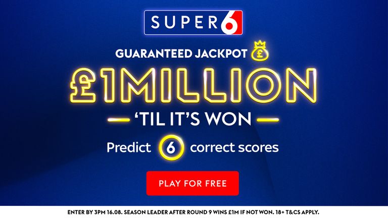 Win £1m with Super 6