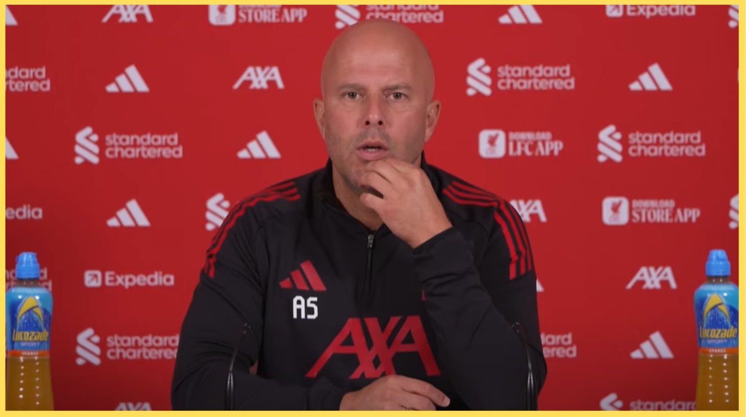 Arne Slot has confirmed that Jeremie Frimpong will miss Liverpool