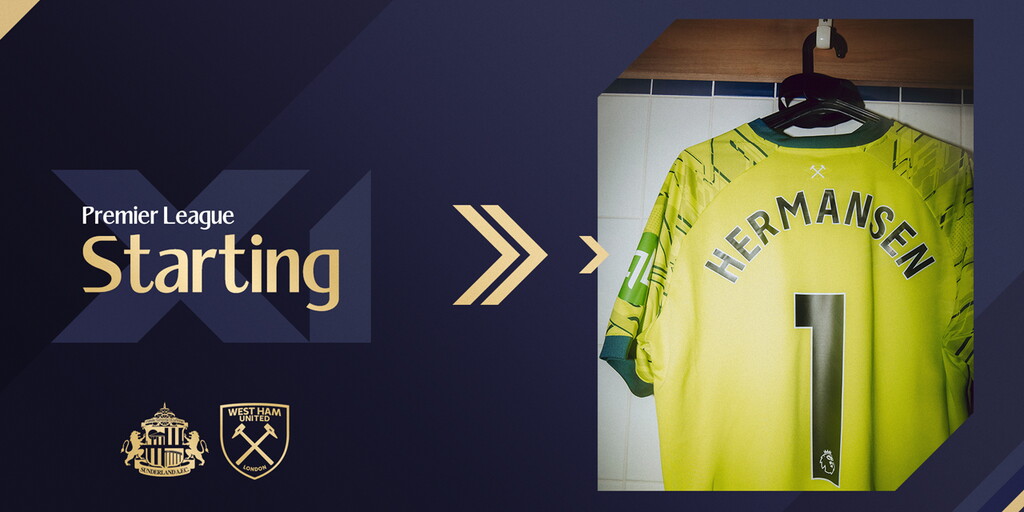 Starting XI | Hermansen and Diouf debut, Aguerd returns at Sunderland