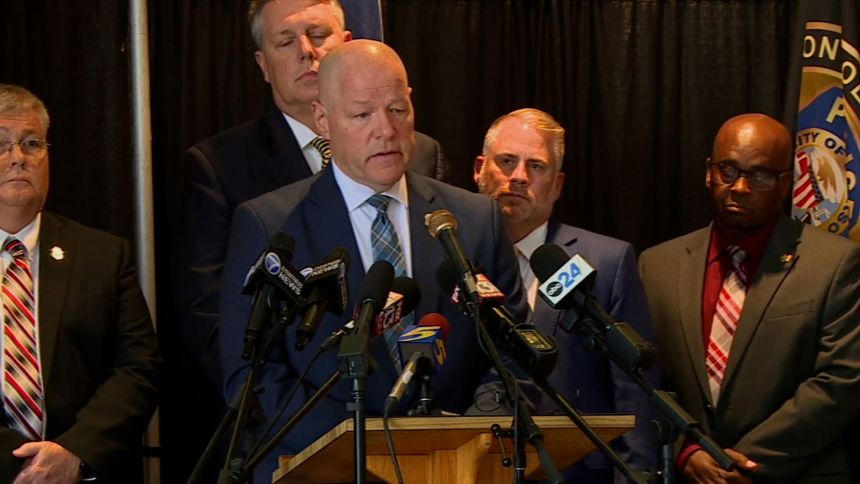 Tennessee Bureau of Investigation Director David Rausch speaks during a press conference on Tuesday.