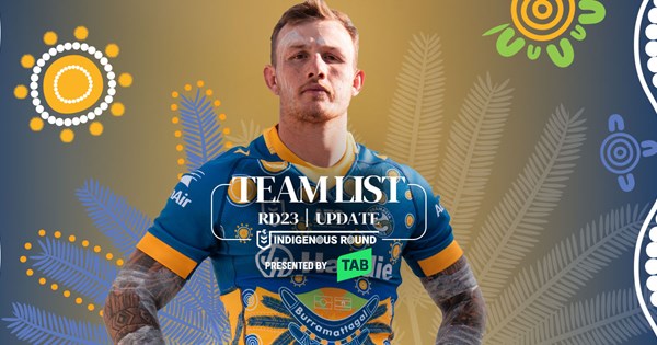 NRL Team List Update: Round 23 - Parramatta Eels