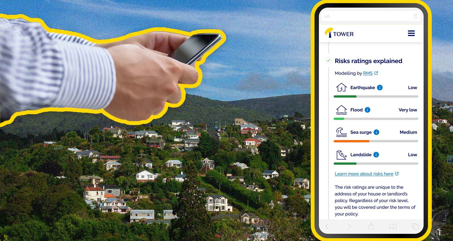 Tower expands risk-based pricing to include landslides and sea surges