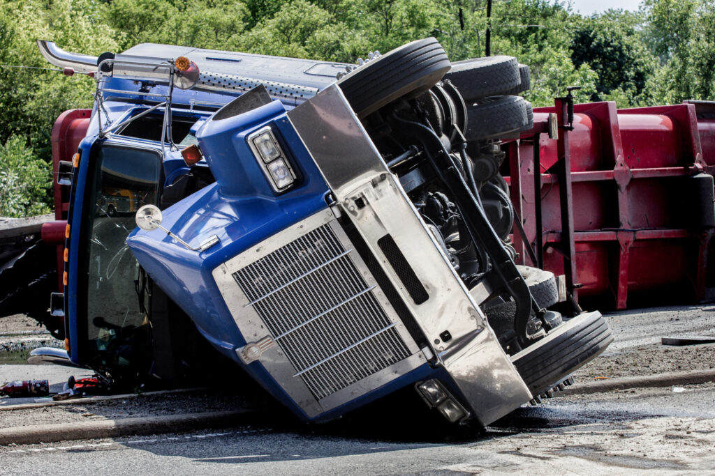 Truck rollover