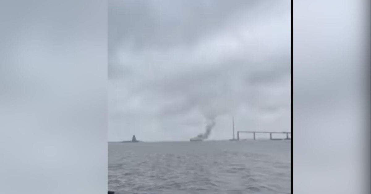 Ship explosion in Baltimore's harbor near Key Bridge site prompts U.S. Coast Guard response