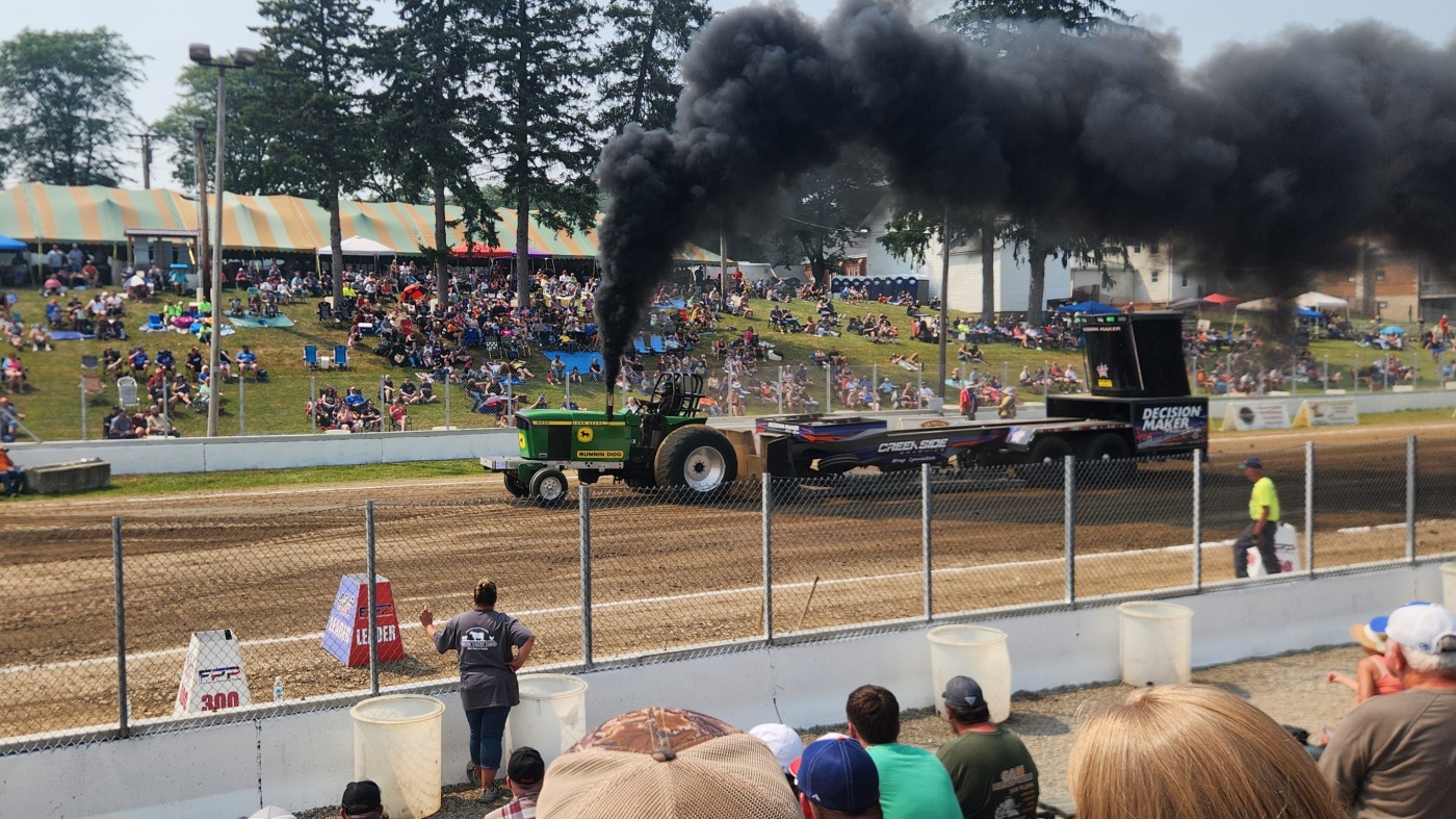 Tractor pull competition draws big crowds : NPR