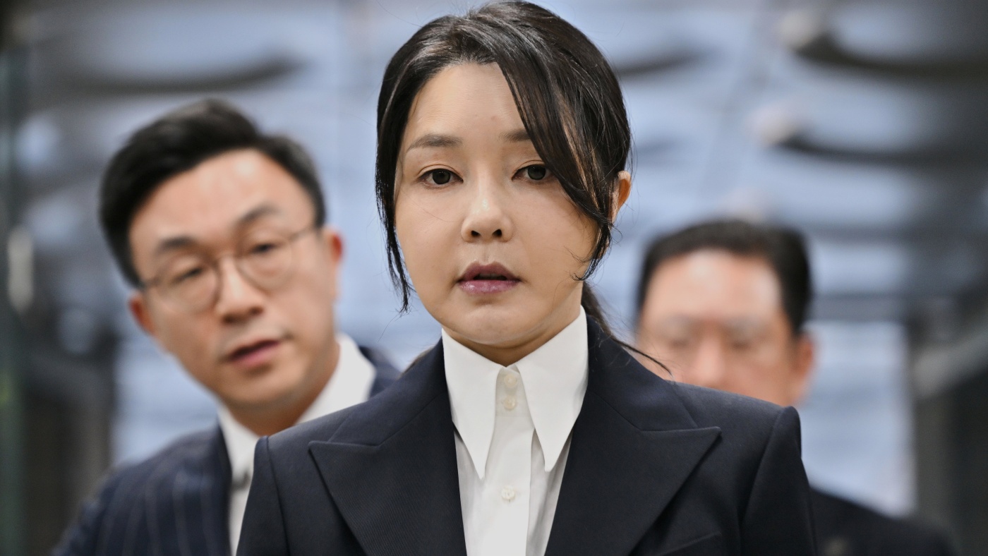Wife of South Korea's jailed ex-President Yoon arrested : NPR