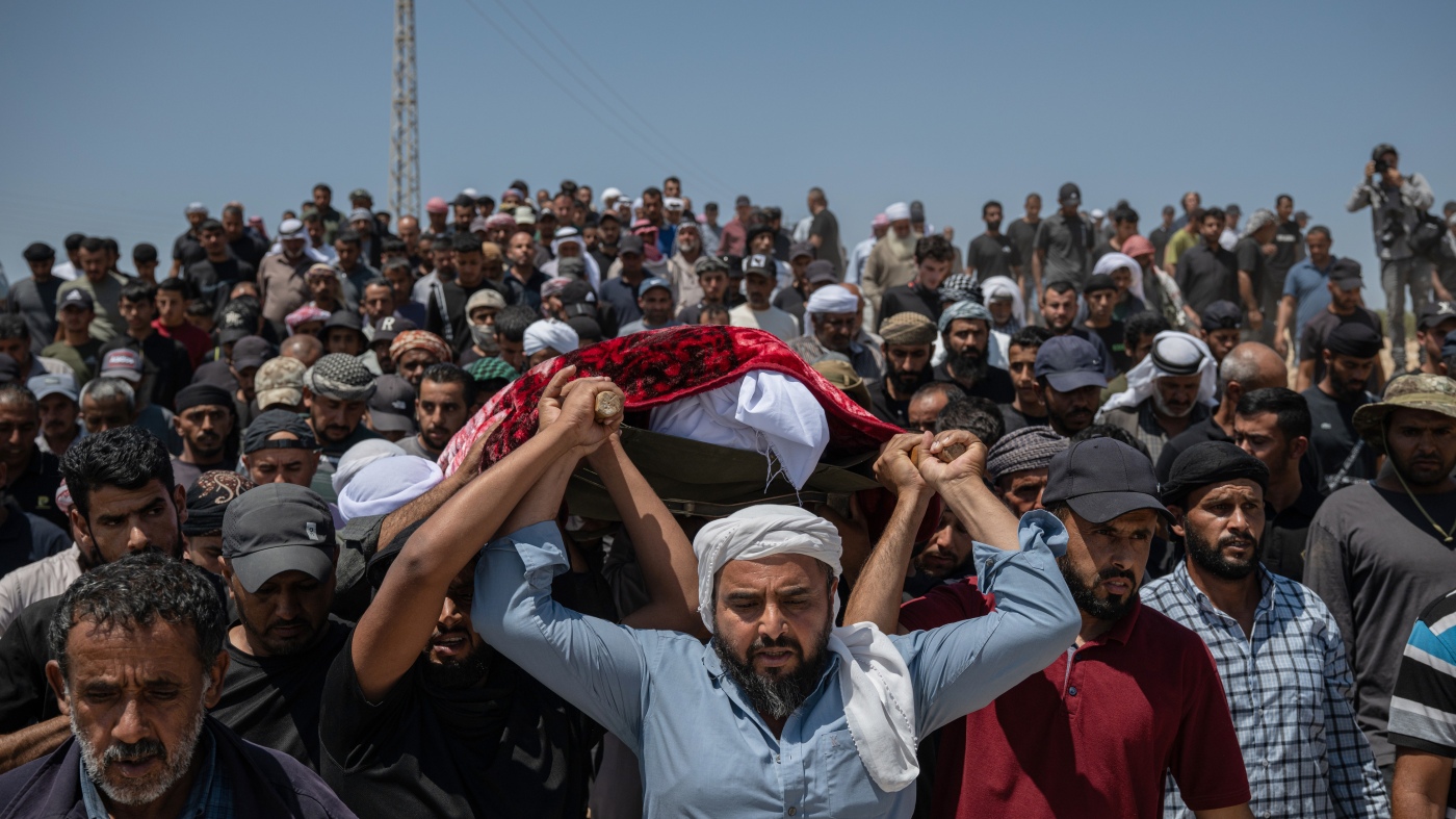 A Palestinian activist was killed by the violence he sought to stop : NPR