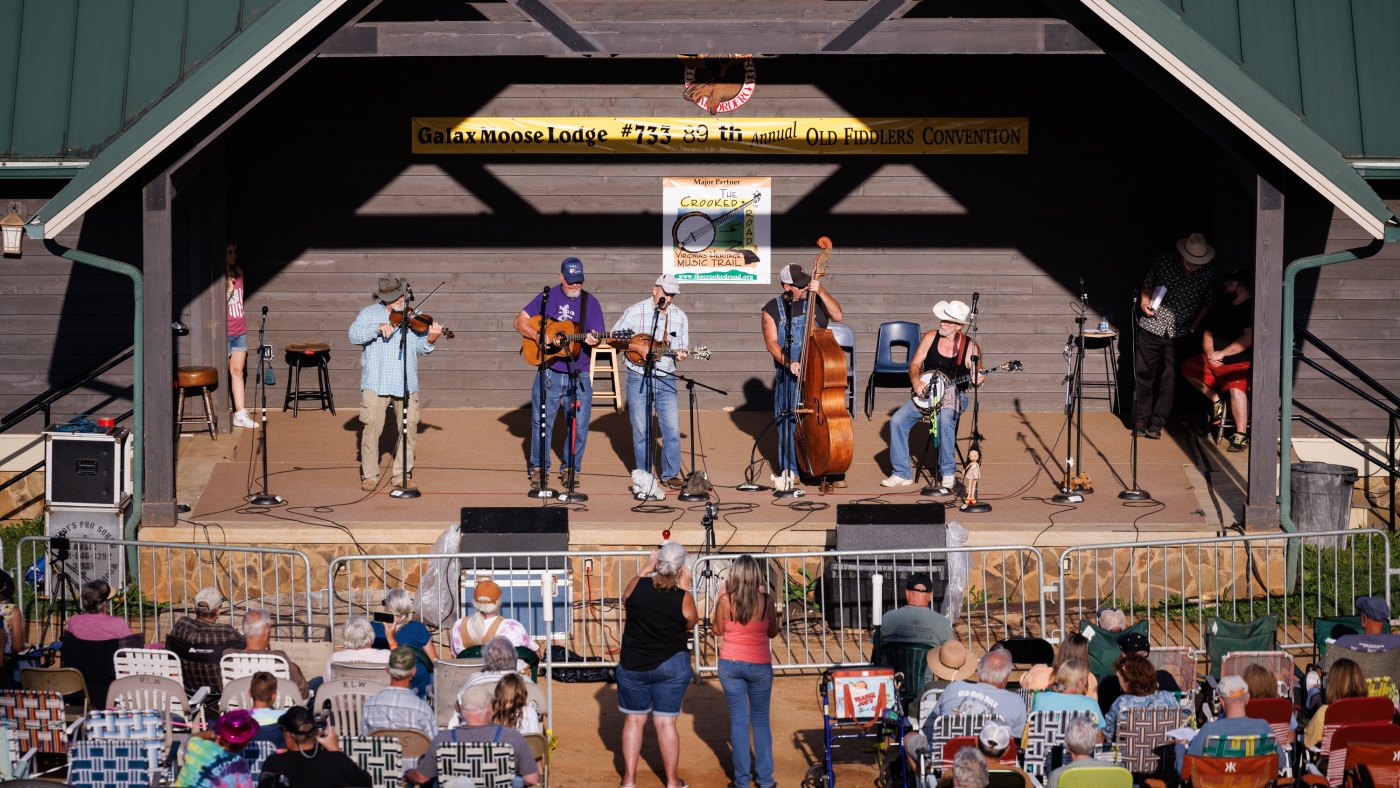Old Fiddler's Convention is pushing 90 and keeping mountain music alive : NPR