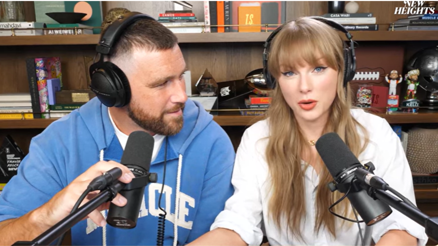 Taylor Swift talks new album on ‘New Heights’ podcast : NPR