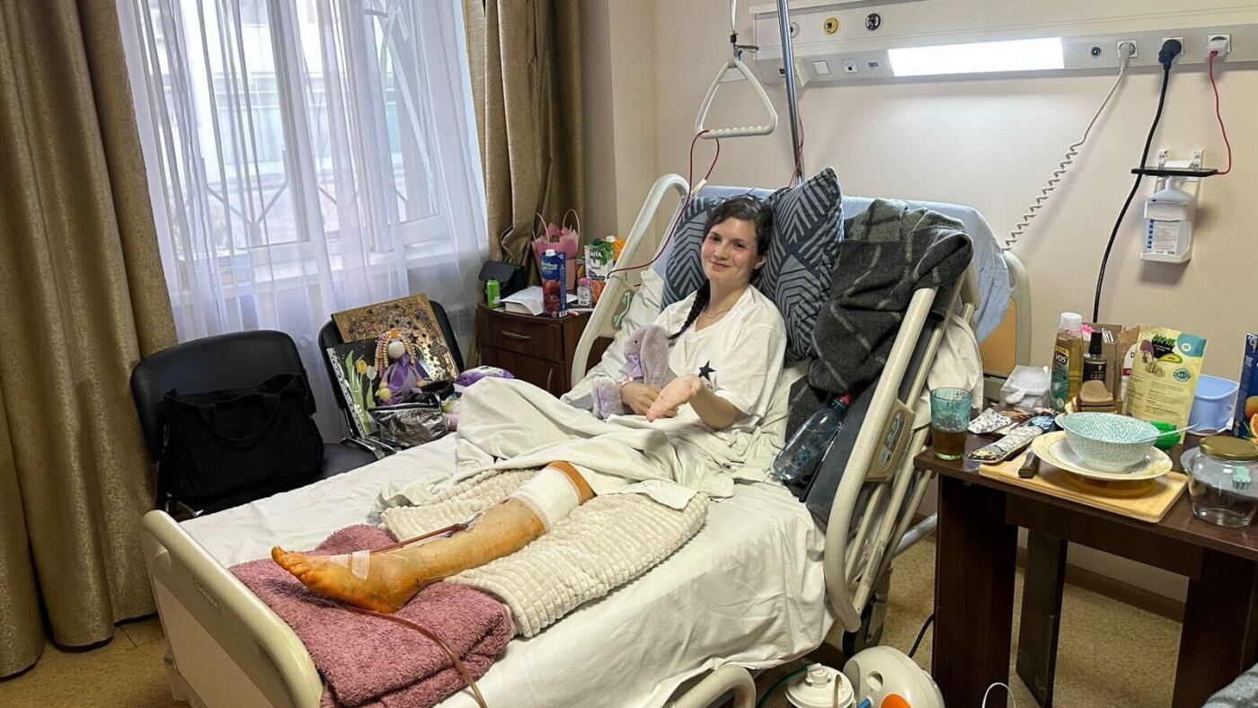 Ukrainian woman describes surviving a massive Russian attack : NPR
