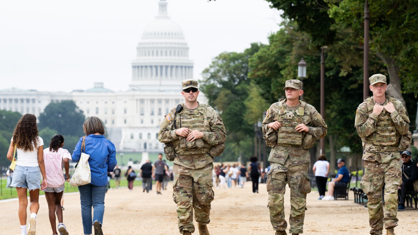 The National Guard showing up isn't new. But experts say this time is different : NPR