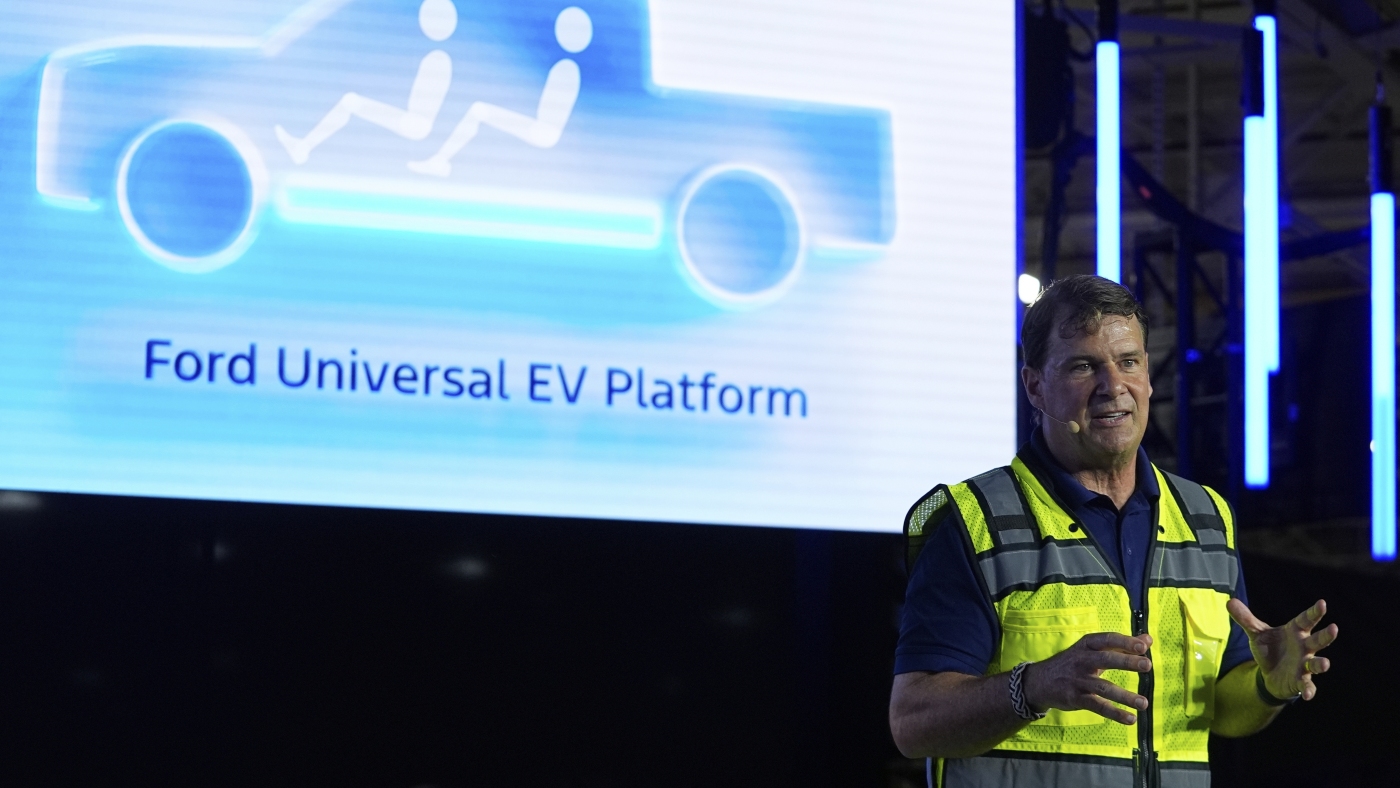 Ford says it will roll out a cheaper electric pickup truck : NPR