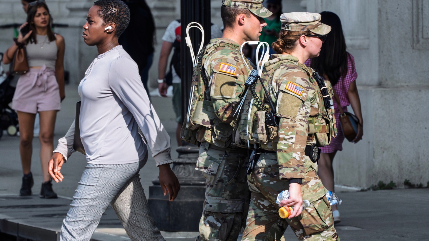 Trump administration claims powers of D.C. police chief : NPR