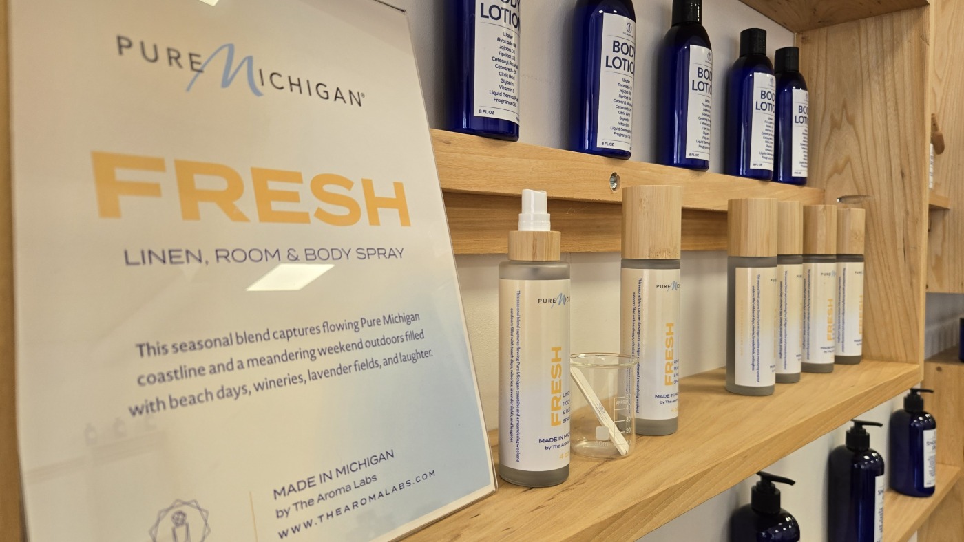 The state of Michigan hopes its scents will bring people to visit : NPR