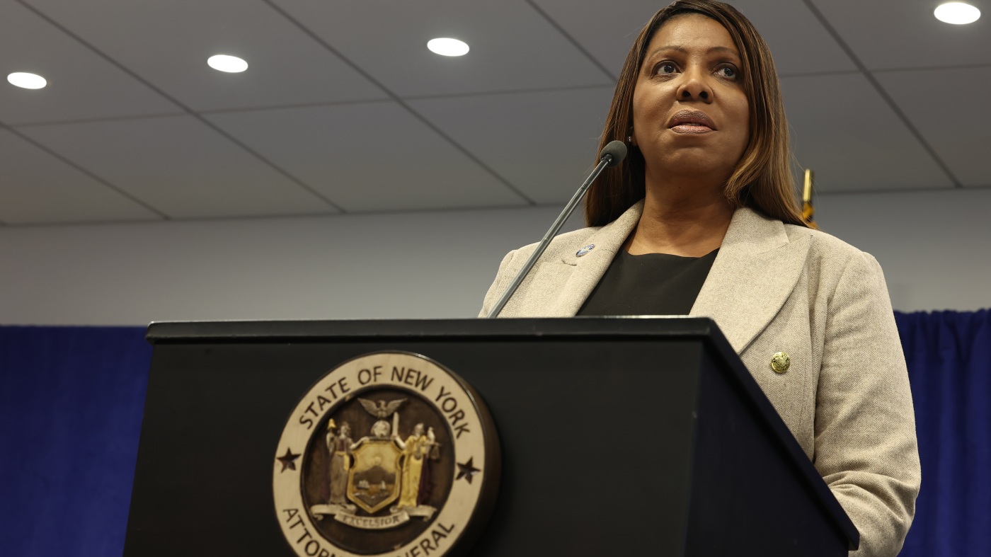 Justice Department launches grand jury probe of Letitia James : NPR
