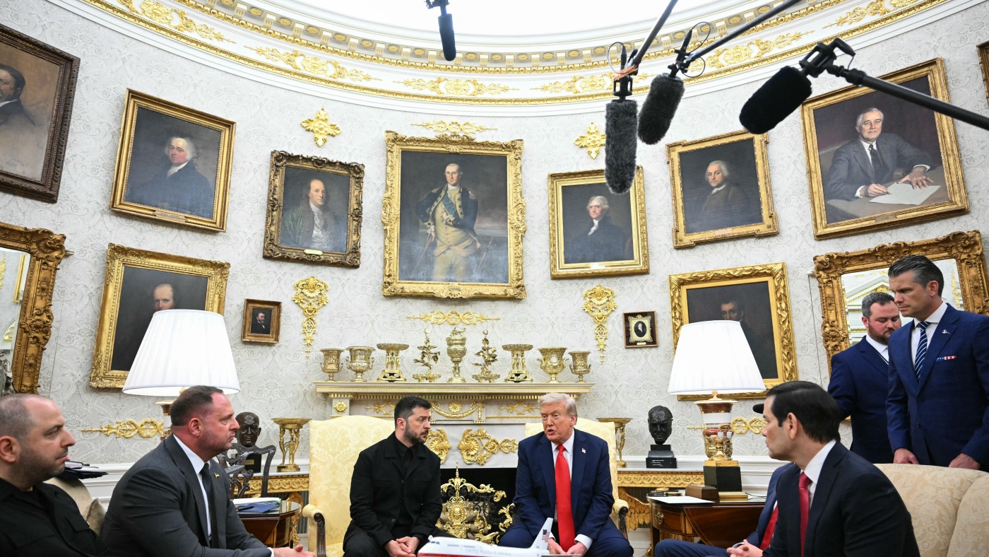 What to know about their White House talks : NPR