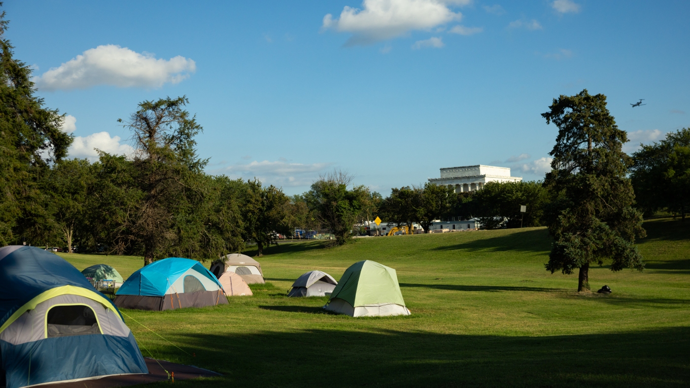 Advocates fear Trump's crackdown in D.C. will put many homeless people behind bars : NPR