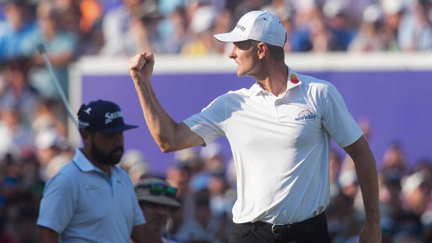 Justin Rose rallies past Tommy Fleetwood, beats J.J. Spaun in FedEx St. Jude playoff