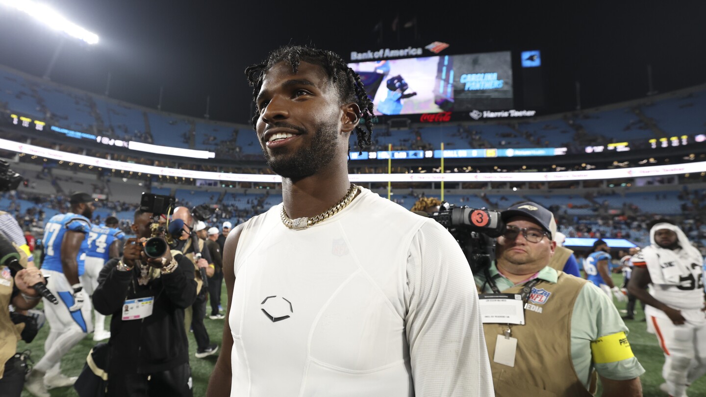 Shedeur Sanders tells Tony Grossi to "say something positive about me"