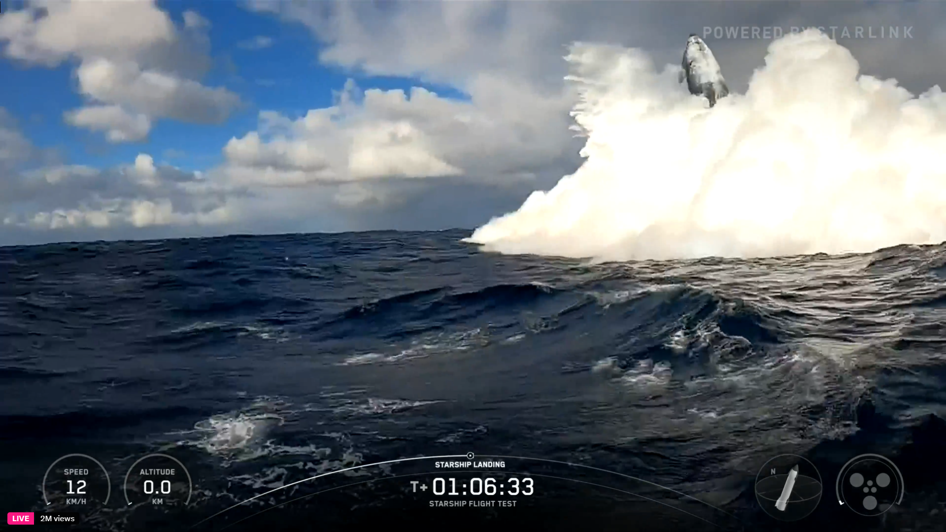 SpaceX Starship Flight 10 landing