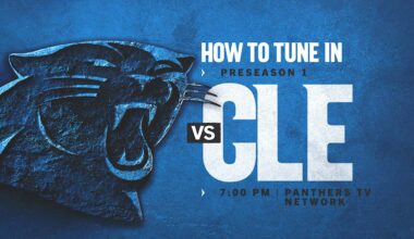 How to watch, listen and follow: Carolina vs. Cleveland in Preseason Week 1 - Carolina Panthers