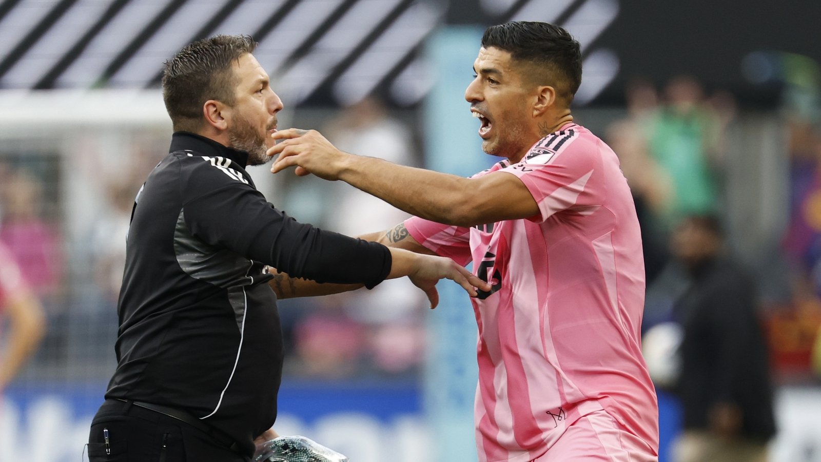 Miami's Luis Suarez embroiled in spitting controversy