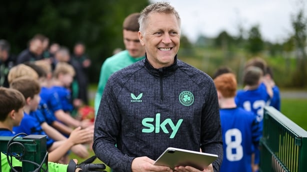 1 September 2025; Head coach Heimir Hallgrimsson arrives for a Republic of Ireland training session at the FAI National Training Centre in Abbotstown, Dublin. Photo by Stephen McCarthy/Sportsfile