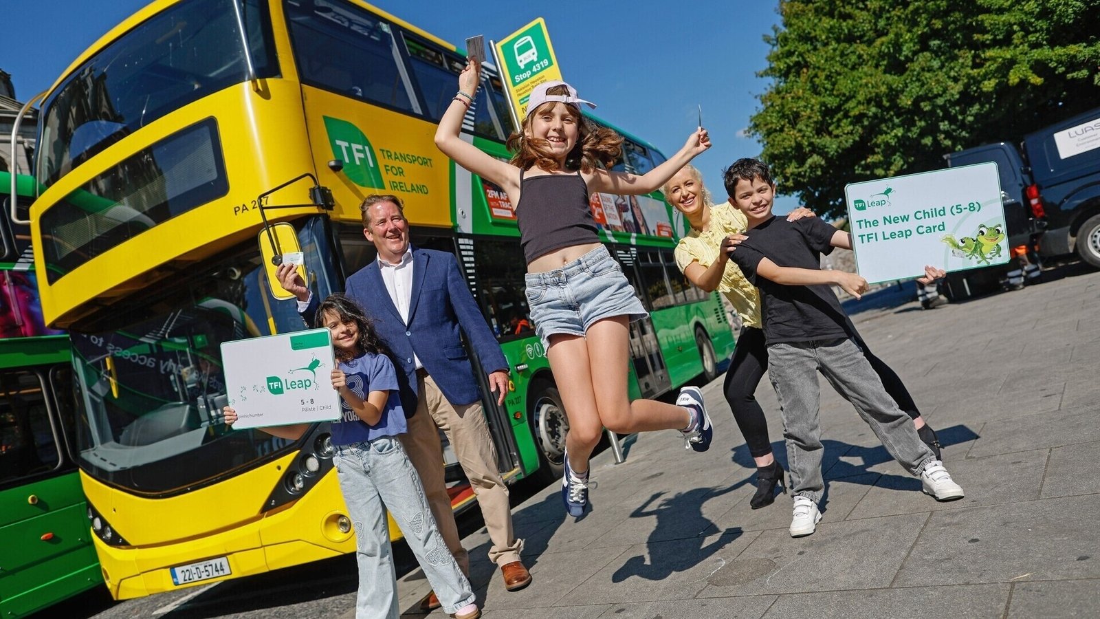Children aged 5 to 8 can travel free with new Leap Card