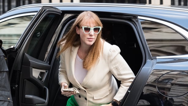 Angela Rayner arrivING in Downing Street to attend the weekly Cabinet meeting on Tuesday