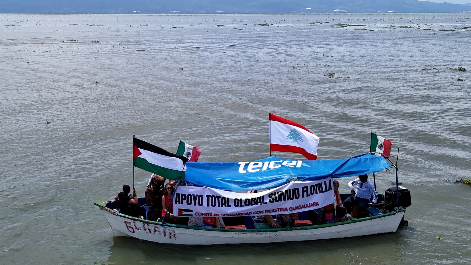 Activists say second boat attacked by suspected drone