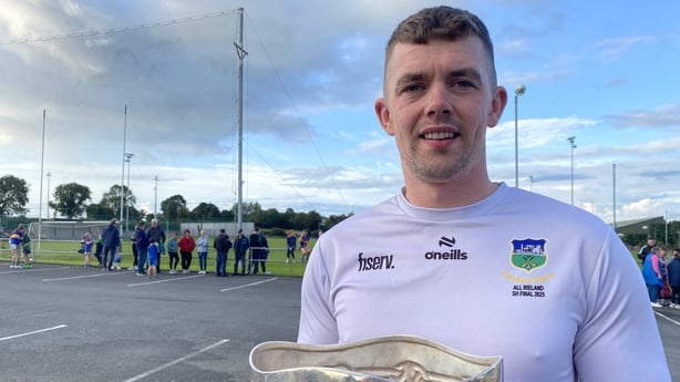 Tipperary hurling captain Ronan Maher is pictured with the Liam McCarthy Cup