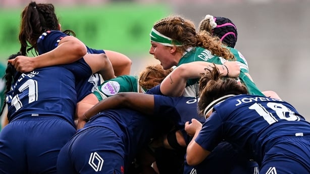 22 March 2025; Ruth Campbell of Ireland during the Women's Six Nations Rugby Championship match between Ireland and France at Kingspan Stadium in Belfast. Photo by Ramsey Cardy/Sportsfile