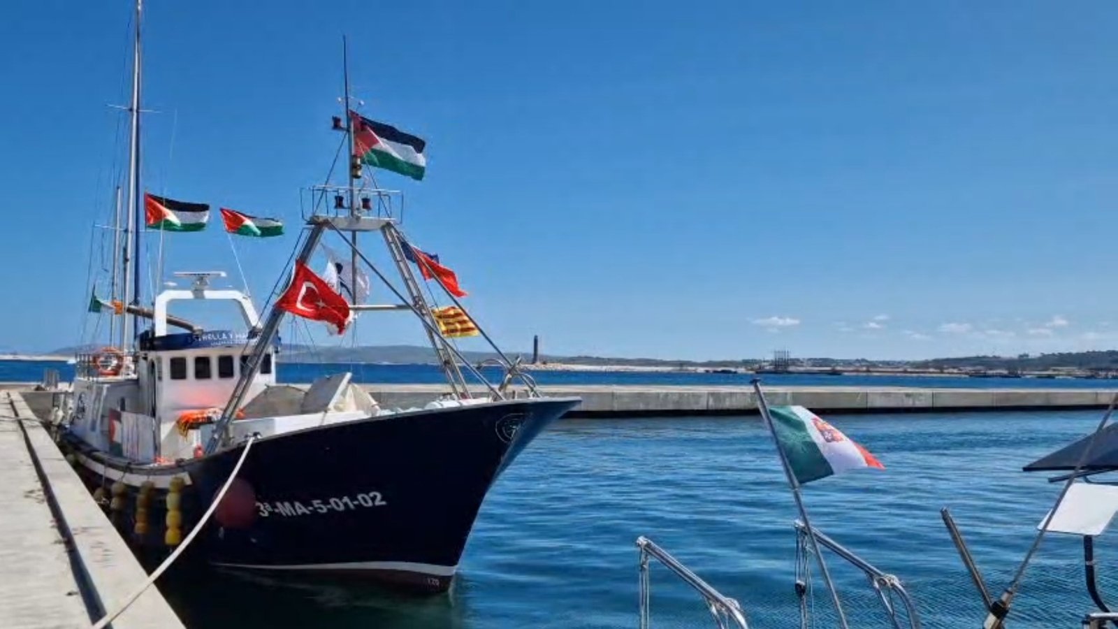 Aid flotilla to enter international waters towards Gaza