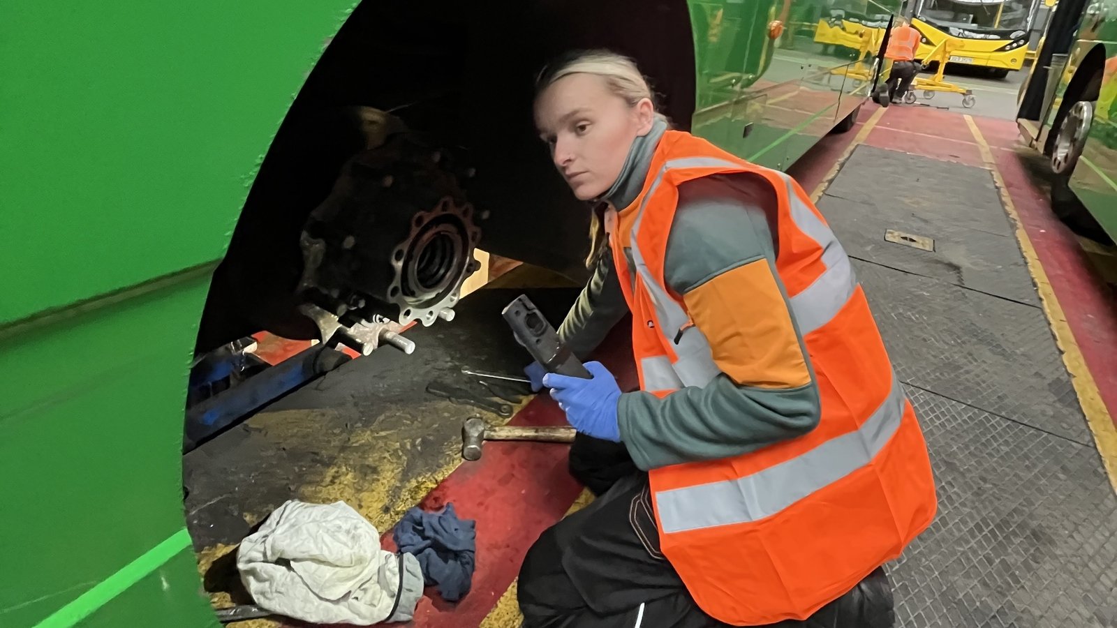 'The lads just treat me like one of them'