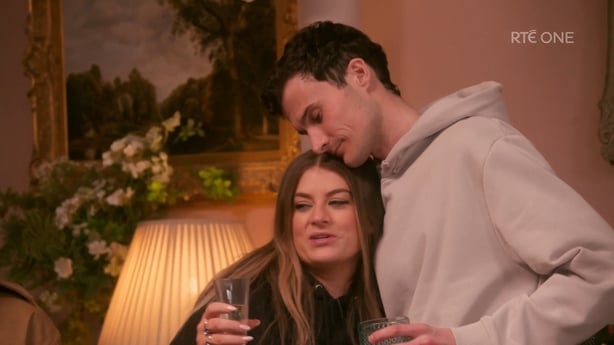 Nick hugs Christine on The Traitors Ireland